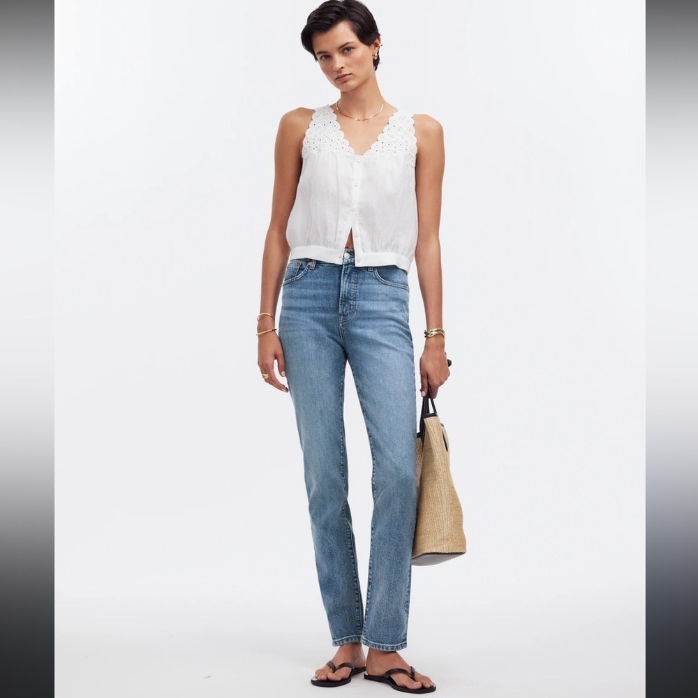 Madewell Perfect Vintage Jean Women’s Size 25 Light Wash Straight Leg 26” inseam